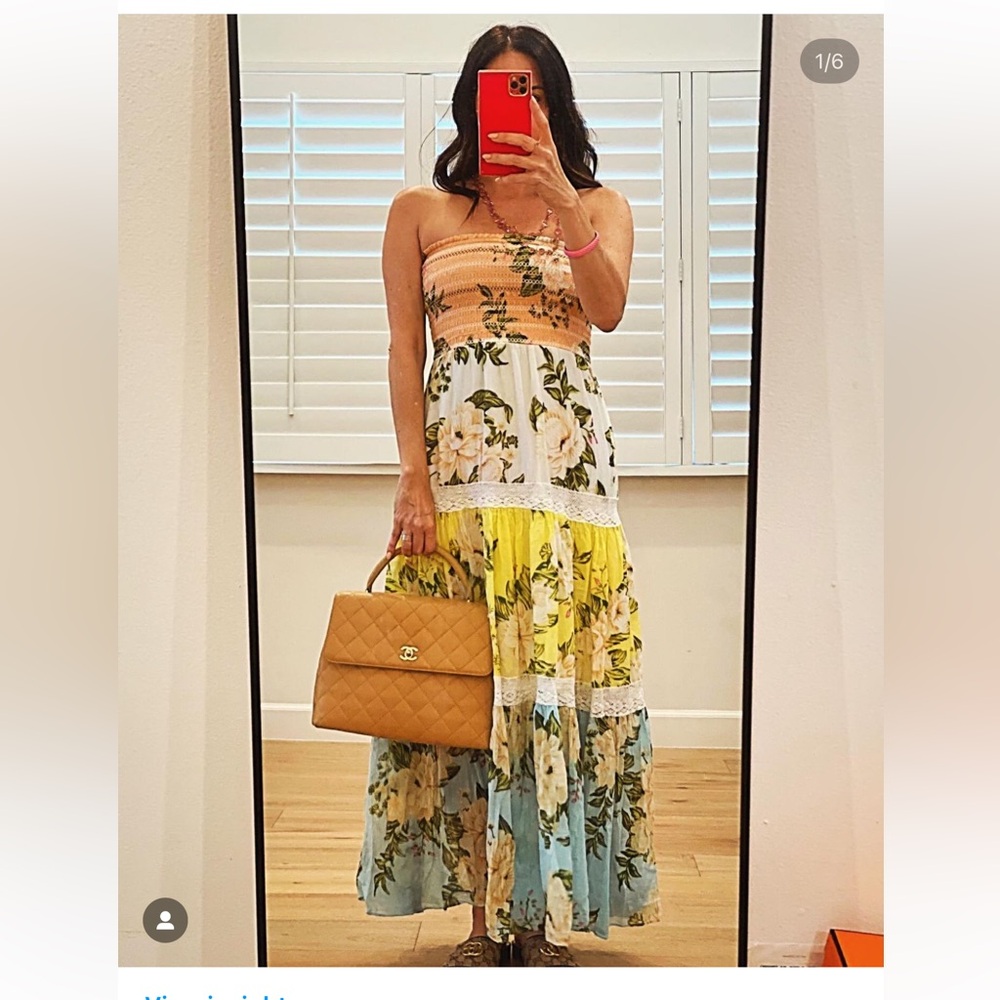 Magazine Clothing Strapless Maxi Dress